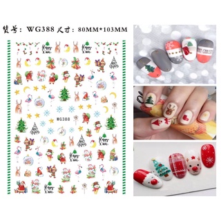 Mới Decal Dán Móng Hoạ Tiết Giáng Sinh