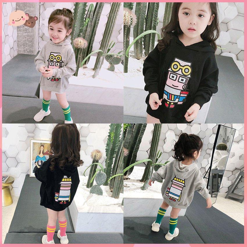 Áo Sweater Hoạ Tiết Robot Giữ Ấm Cho Bé