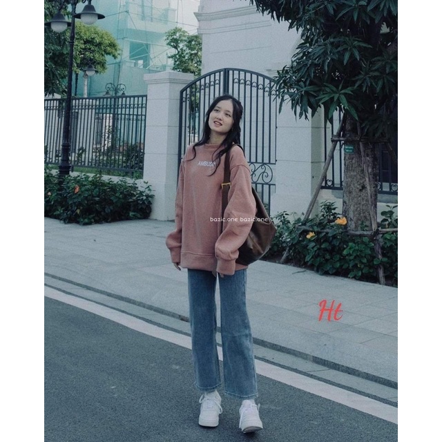 Áo swearter nỉ cotton Ambusi H2A