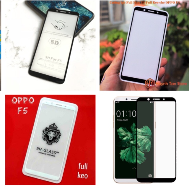 Kính cường lực Oppo F5 ( Loại XỊN)
