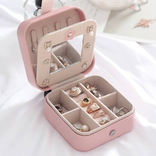 Hộp Đựng Trang Sức Phong Cách Hàn Quốc Nhỏ Gọn Tiện Dụng