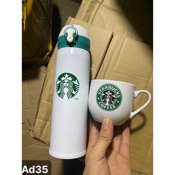 COMBO BỘ UỐNG TRÀ, CAFE THƯƠNG HIỆU STARBOOK SIÊU SANG.apN