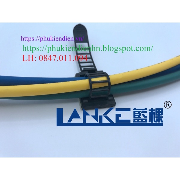 Đế dán rút buộc dây điện-Adjustable Cable Clamp