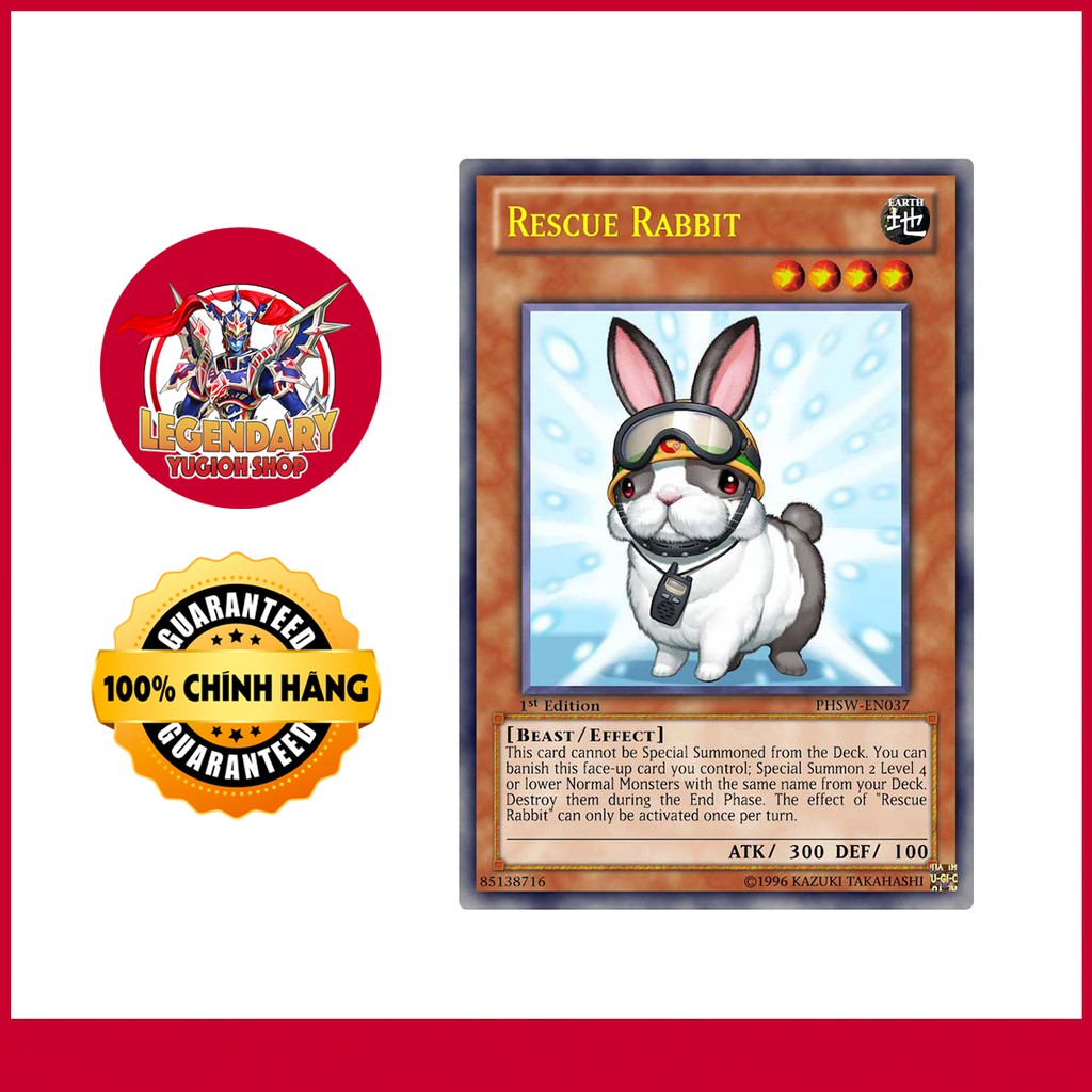 [Thẻ Bài Yugioh Chính Hãng] Rescue Rabbit