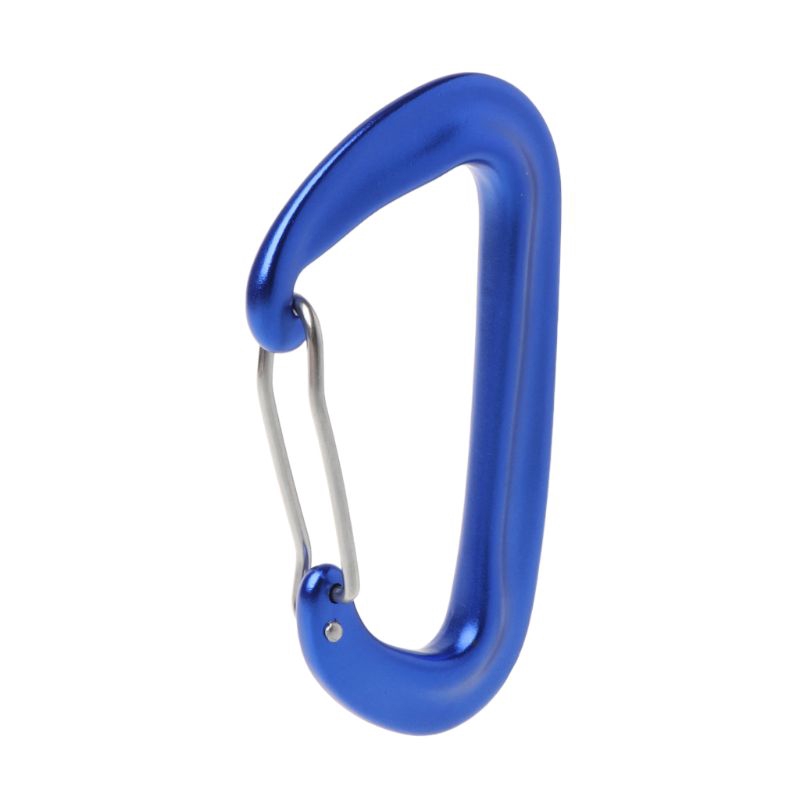 ★yong♣  7075 Aviation Aluminum D Shape Carabiner 12KN Hammock Safety Buckle Rock Climbing Yoga Hang Buckle