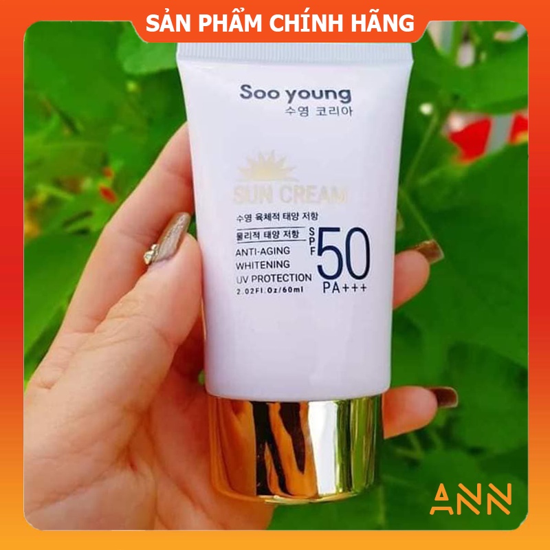 [Chính hãng]  Kem chống nắng Soo Young