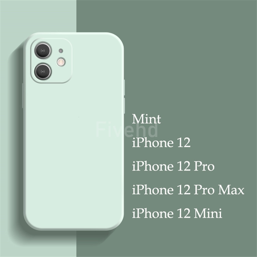 Ốp điện thoại silicon mềm màu trơn bảo vệ cho iPhone Se 2020 X Xr Xs Max 8 7 6 6s Plus | BigBuy360 - bigbuy360.vn