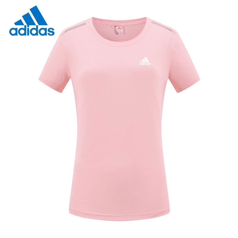 Adidas Áo Thun Thể Thao Co Giãn Size M-4XL Thời Trang Cho Nữ