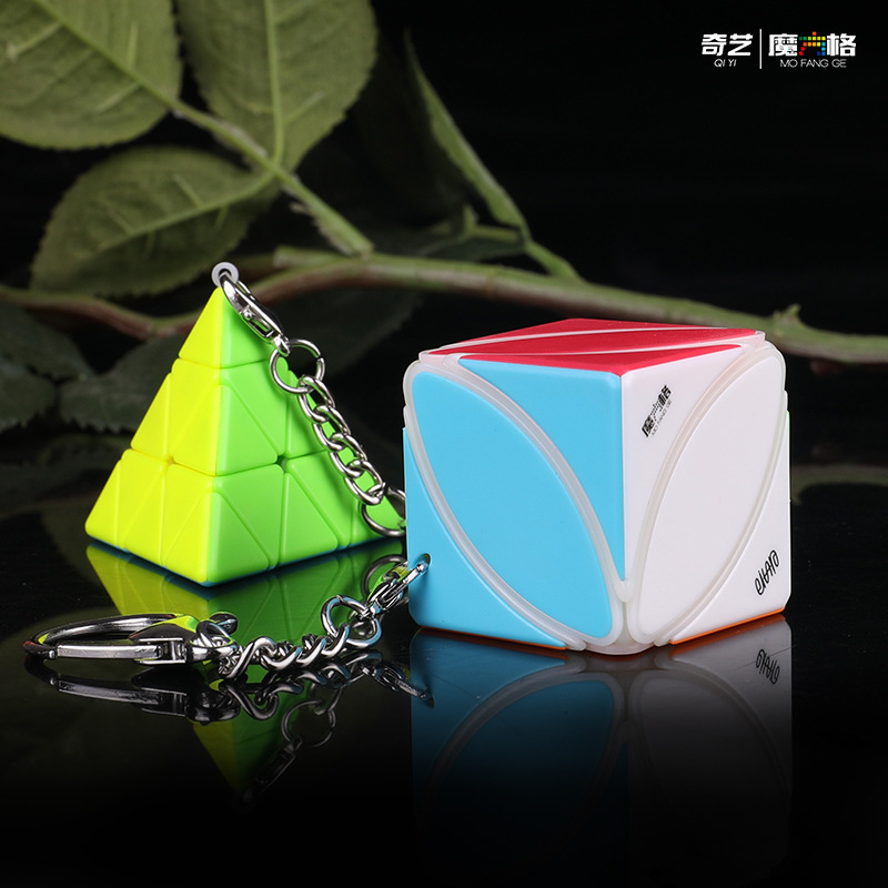 Qiyi Magic Cube Móc khoá hình khối rubik mini 2x2 3x3