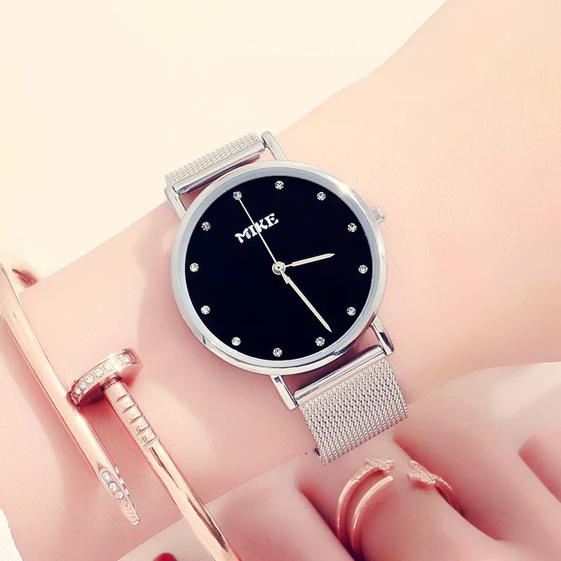 [Mã FAMAYFA2 giảm 10K đơn 50K] Đồng hồ nữ Mike hàng chính hãng dây lưới size 32mm | BigBuy360 - bigbuy360.vn