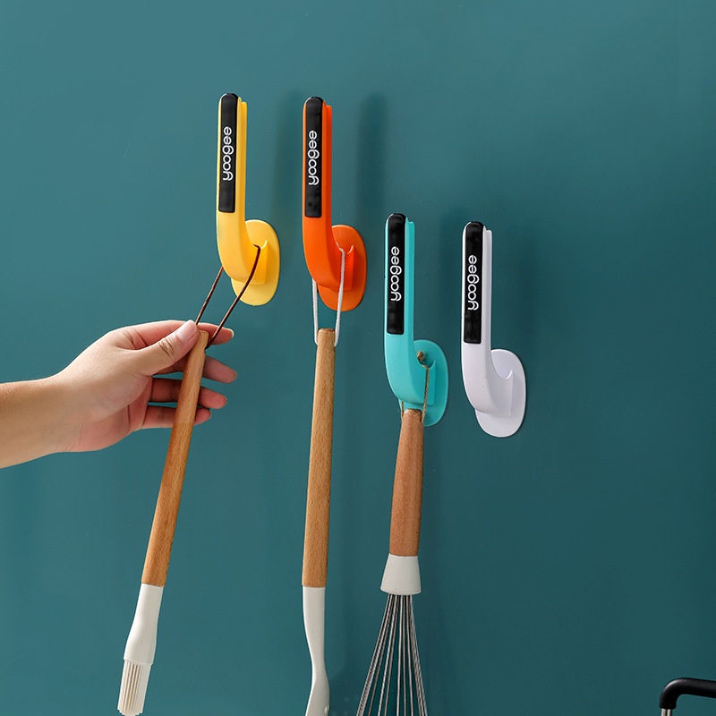 2 Cái!!!Móc Treo Đồ Hình Chữ L Gắn Tường Đa Năng Không Để Lại Dấu Vết