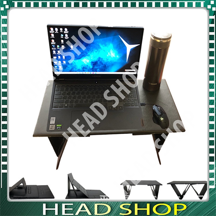 Bàn Xếp đa năng C12 kiêm giá đỡ Laptop iPad máy tính bảng, bàn gấp Đọc sách Gập Gọn Tùy Chỉnh Góc Độ HEADSHOP