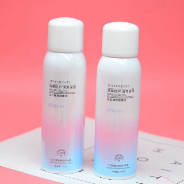 fo555 Xịt Chống Nắng Trắng Da Maycreate 150ml Spf35