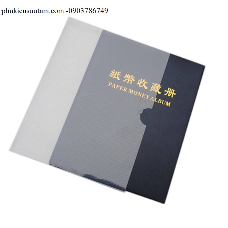 [Siêu Bền] Album đựng tiền giấy PCCB gồm 20 phơi Trong suốt - đựng được 60 tờ tiền bên trong