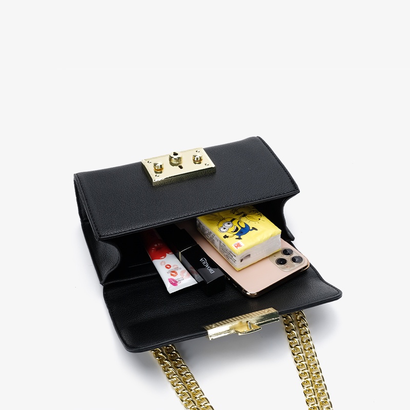 🌸Hàng Order🌸 Túi Xách Nữ CEEKAY Da Trần Nắp Gập Khóa Gài Quai Xích Sang Chảnh Nữ Tính 🌸Hàng Quảng Châu