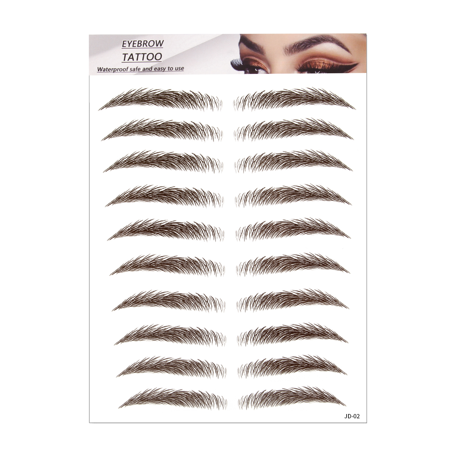 [Hàng mới về] Miếng dán chân mày giả 4D như thật lâu trôi kéo dài đến 7 ngày chống nước tiện dụng | BigBuy360 - bigbuy360.vn