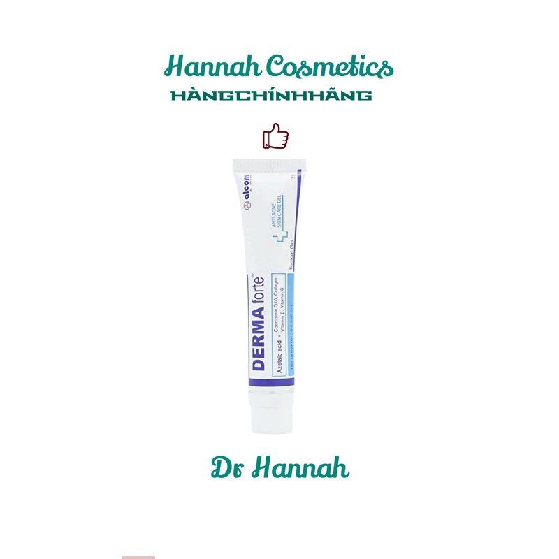 [CHÍNH HÃNG] Gel giảm mụn, sáng da DERMAFORTE
