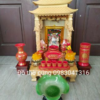 Bộ đồ thờ thần tài mệnh hoả