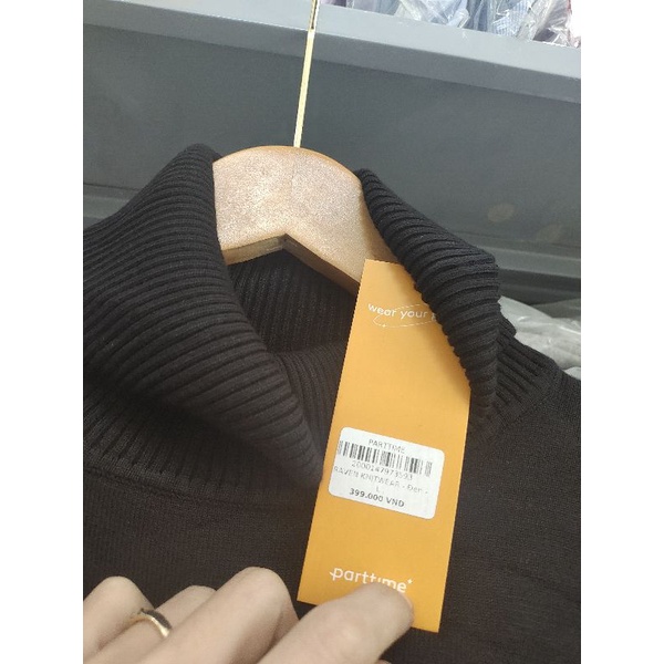 Áo len nam cổ lọ chất siêu đẹp phong cách hàn quốc - Đen