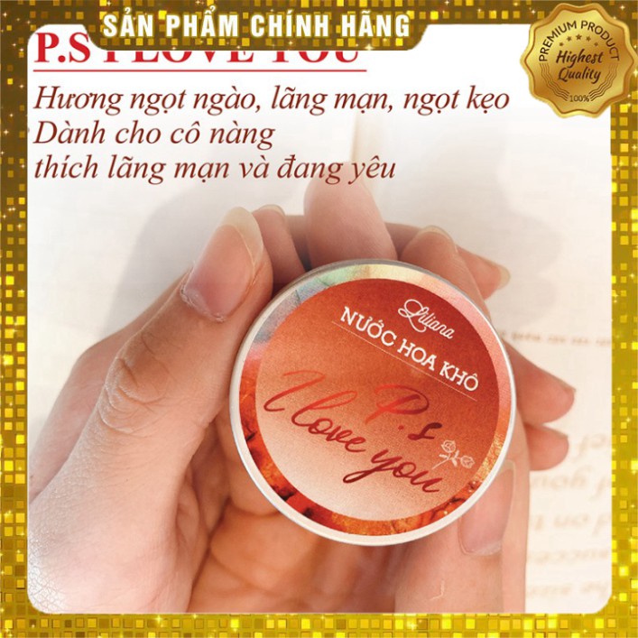 Nước hoa khô hương P.s I Love You - Hương thơm dành cho người đang yêu - lãng mạn | Thế Giới Skin Care