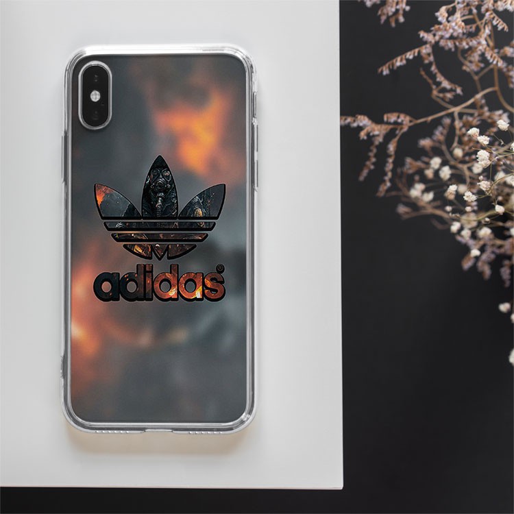 Ốp lưng logo ADIDAS hóa học giả kim loại nổi cho Iphone 5 6 7 8 Plus 11 12 Pro Max X Xr SUPPOD00026