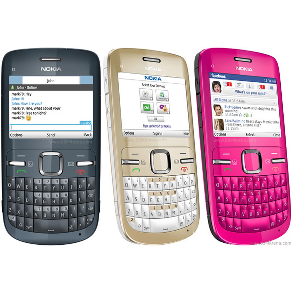 Điện thoại Nokia C3-00 Chính Hãng - Bàn Phím QWERTY-PIN TRÂU - SIÊU RẺ | BigBuy360 - bigbuy360.vn