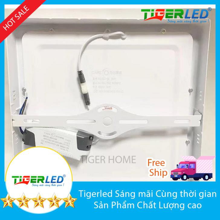 Đèn Ốp trần vuông Tòn 12 wat tigerled bảo hành 1 năm lỗi 1 đổi 1