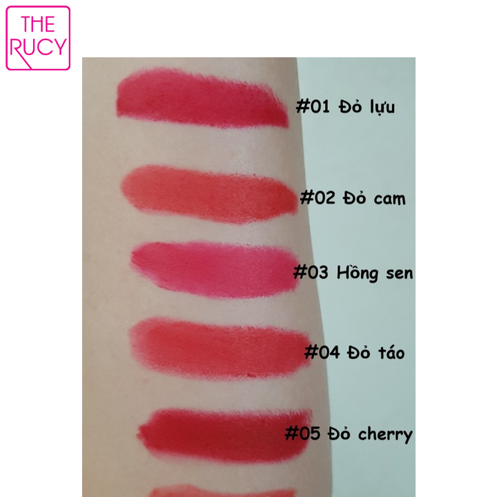 Son Matte bền màu The Rucy Blooming Lipstick 3.5g