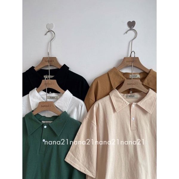 Áo pull polo trơn Nana21 Nanastore21