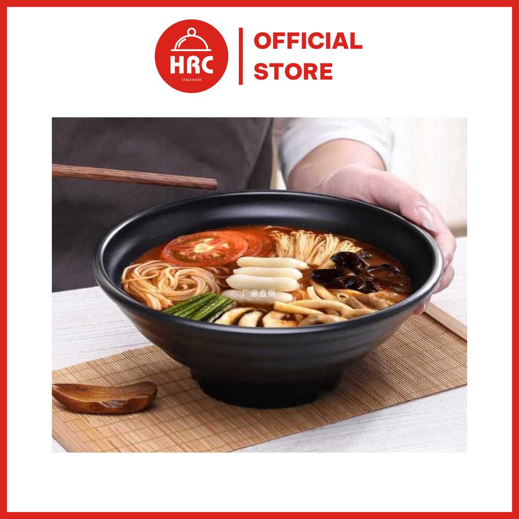 Bát đựng chè, tô nhựa melamine tròn đựng phở, canh, bún có vân ở ngoài cao cấp kiểu dáng sang trọng