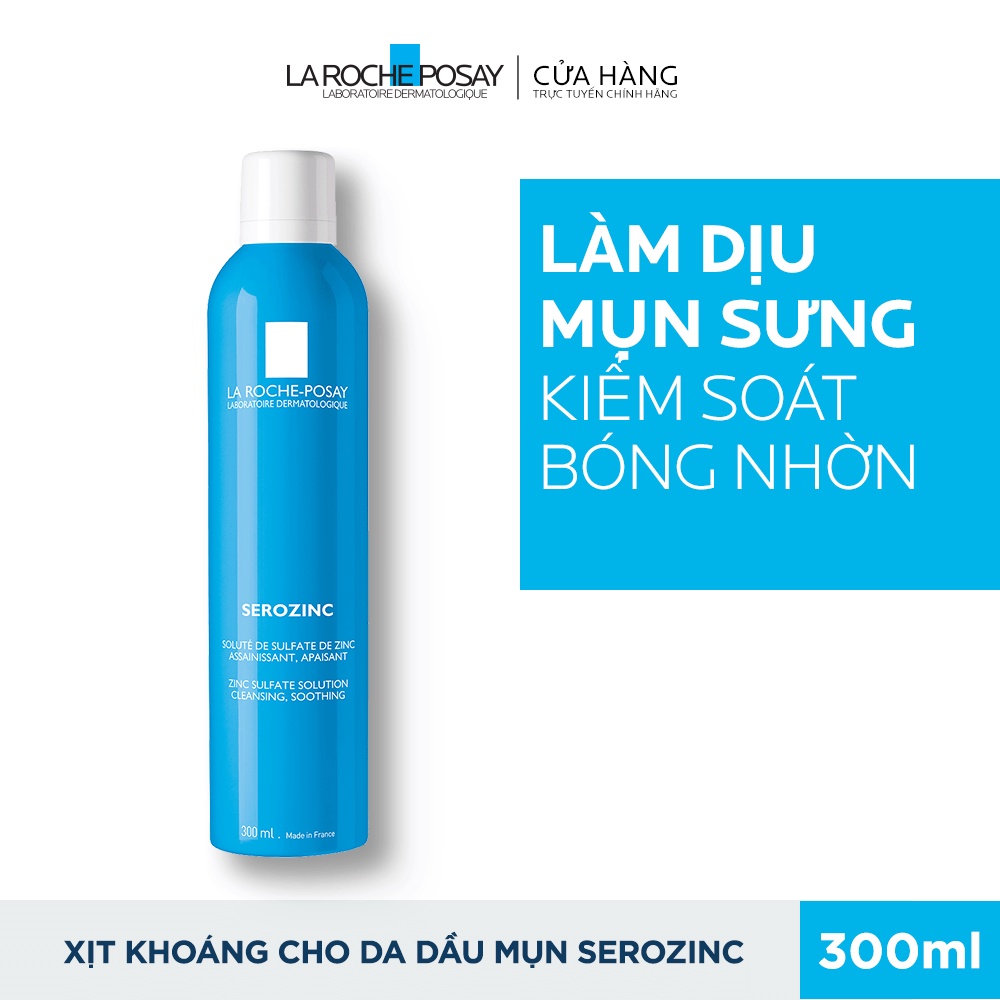 ✅[Chính Hãng] Xịt Khoáng La Roche Posay Serozinc Cho Da Mụn 150ml - 300ml