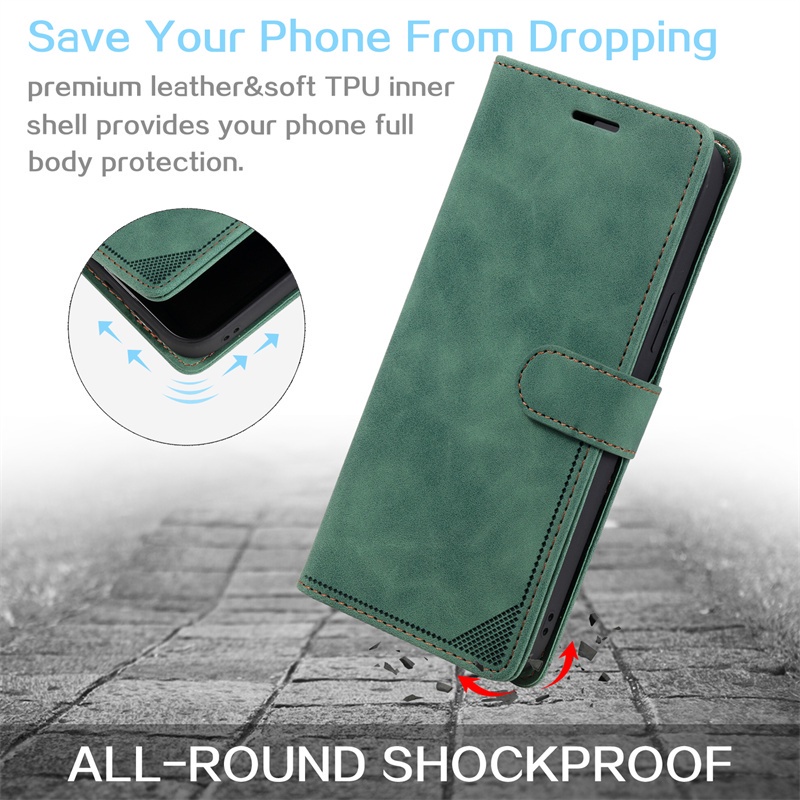 Bao da điện thoại dạng ví nắp lật chống sốc độc đáo cho Samsung Note 20 Ultra Note10 Note8 Note9 J310 J330 J530 J730