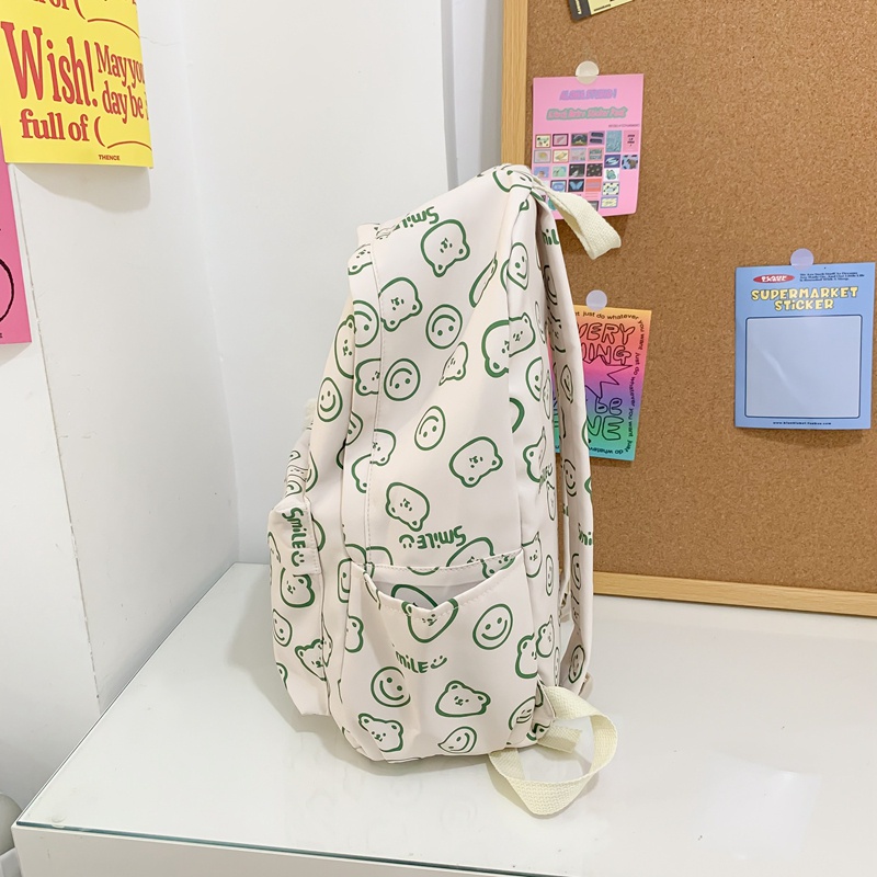 Balo đi học Prettyzys Hàn Quốc sức chứa lớn 14 inch cho cô gái tuổi teen