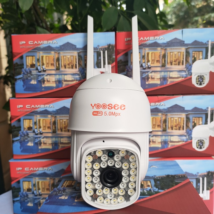 [Mã 253ELSALE hoàn 7% đơn 300K] Camera ngoài trời yoosee Ptz 36led quay quét 360 độ, đàm thoại 2 chiều, có màu ban đêm