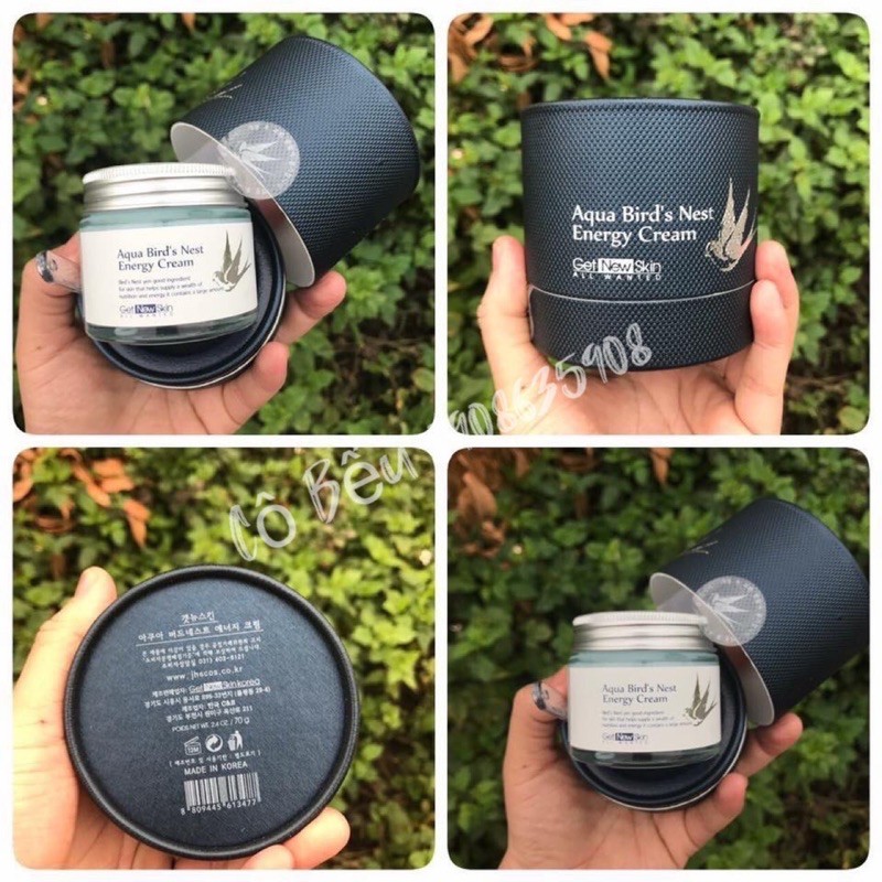 KEM TỔ YẾN AQUA BIRD'S NEST ENERGY CREAM HÀN QUỐC