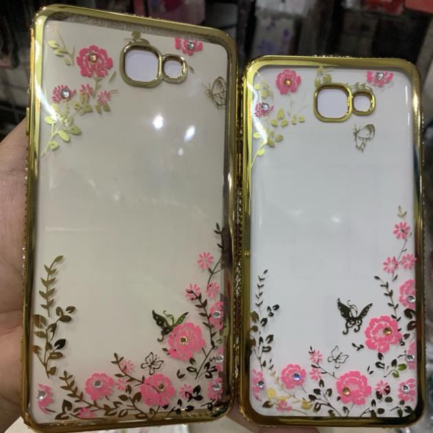 Ốp Samsung J5prime,J7prime hoa xi đính đá