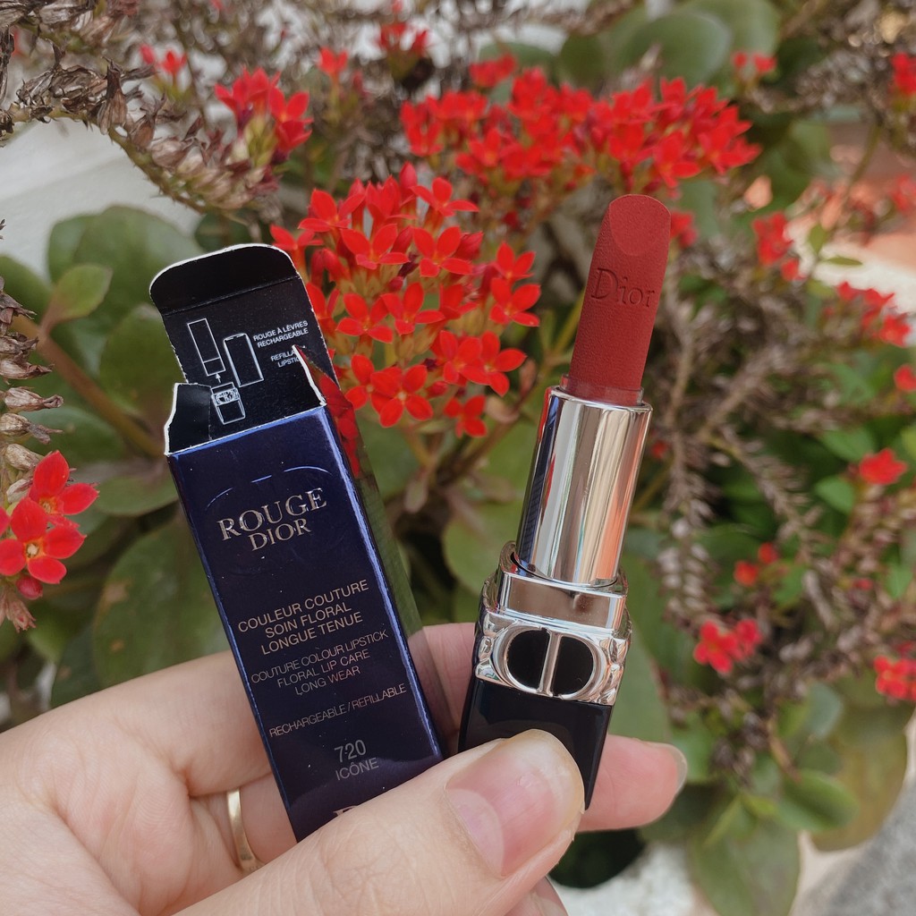 Son dưỡng Dior Addict Lip Glow 3.5g, Son Dior Rouge Matte Full Size Hàng Chính Hãng