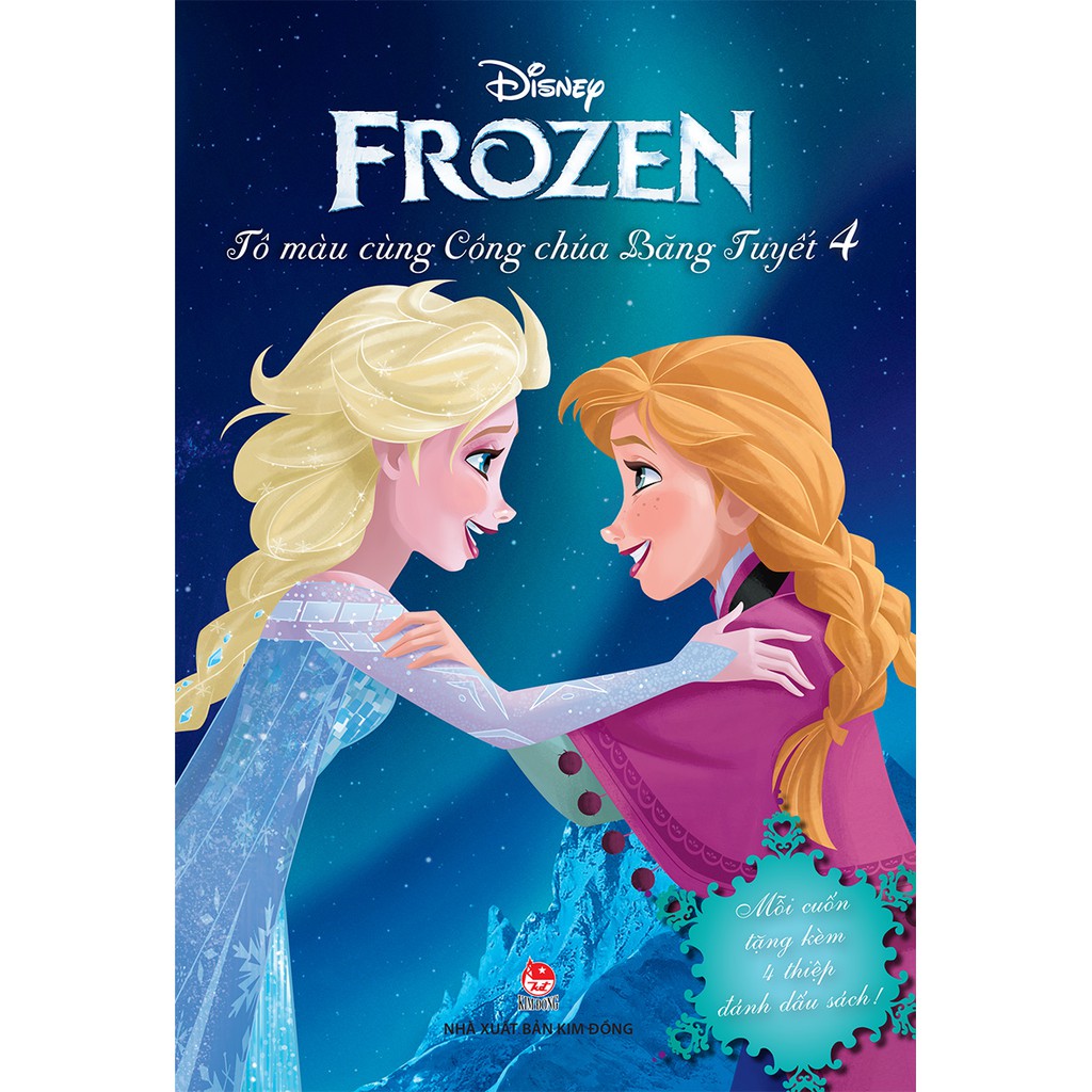 Sách - Frozen - Tô màu cùng công chúa Băng Tuyết ( Bộ 6 cuốn ) - Bé làm quyen màu sắc qua phim HH - Chanchanbooks