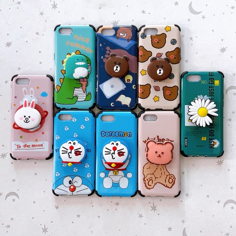 Ốp lưng idm hàn quốc kèm pop Oppo A1k hoặc Realme C2