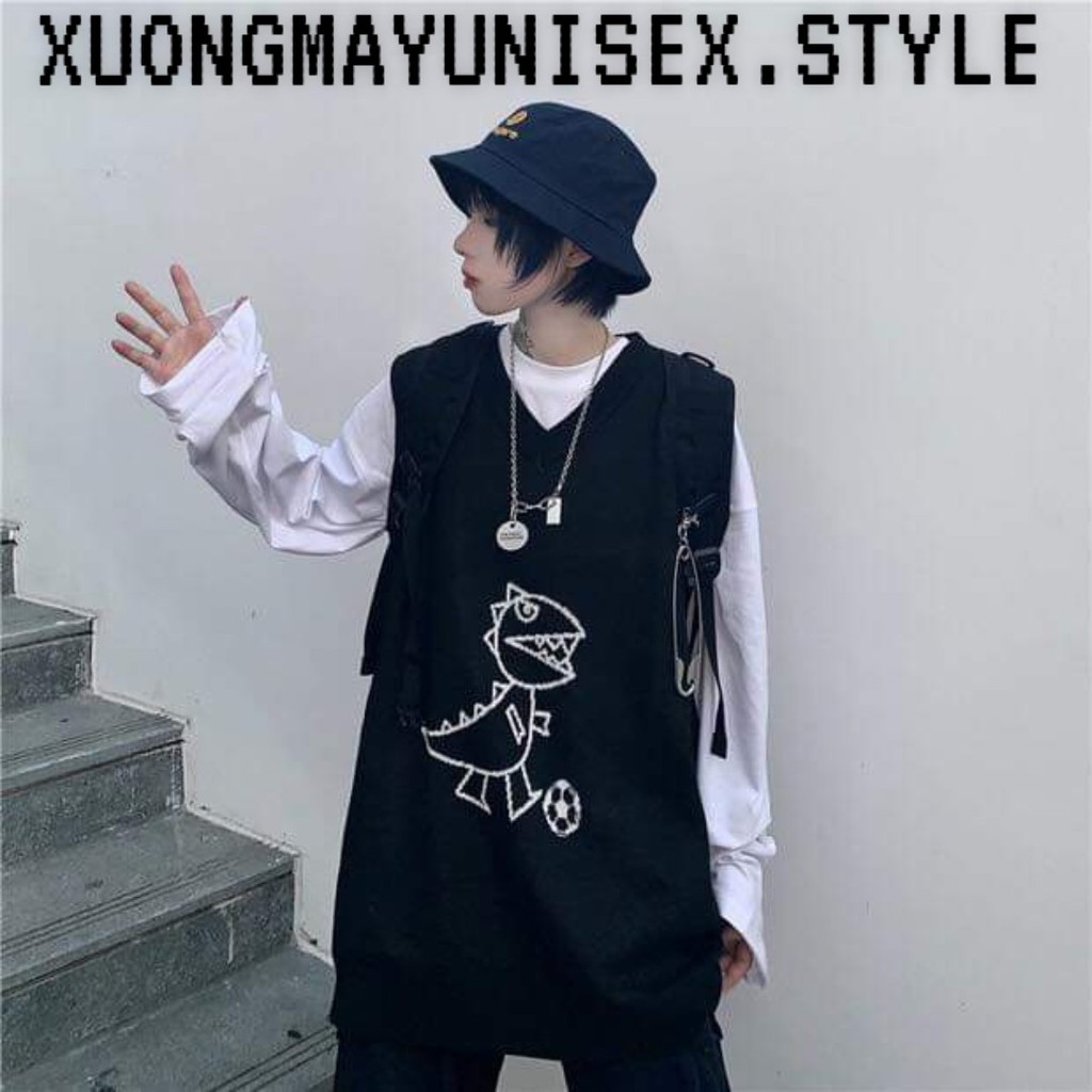 SET GILE KHỦNG LONG PHOM TO UNISEX MẶC ĐÔI