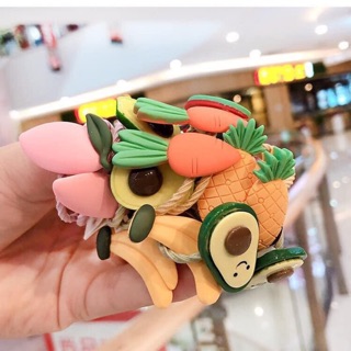 Set dây cột tóc hoa quả cho bé gái