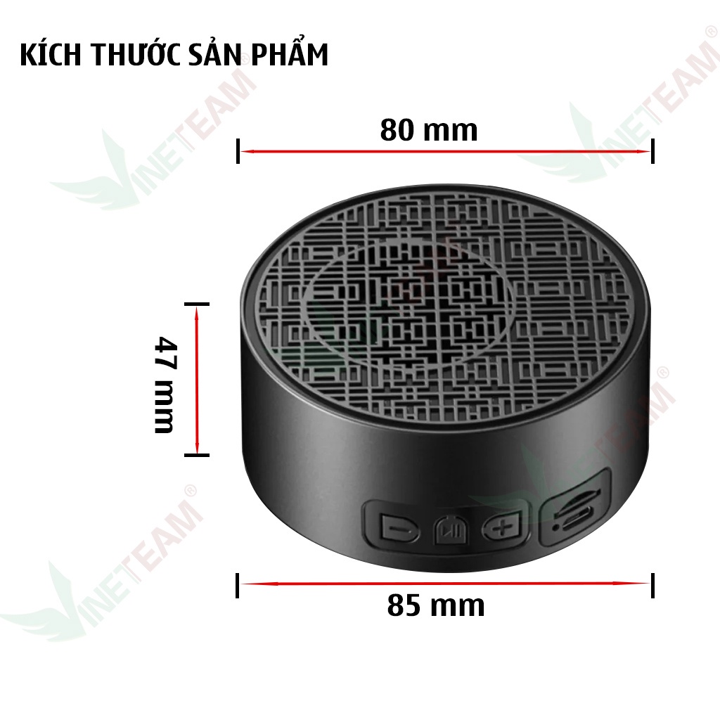 Loa Bluetooth Manovo A8 âm thanh siêu trầm cho điện thoại máy tính Mẫu mới 2021 -dc4672