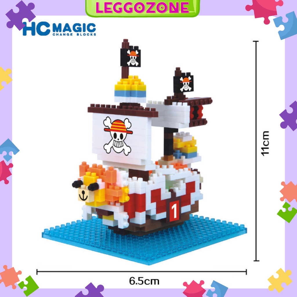 Bộ Xếp Hình Lego Mô Hình Tàu Hải Tặc Sunny One Piece LEGGOZONE