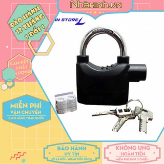 ổ khóa chống trộm cao cấp Alarm Lock, ổ khóa thông minh có còi báo động
