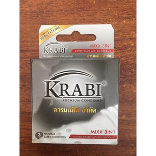 Bao cao su Krabi Mixx 3in1-Made in Thái Lan