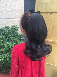 Tóc cột xoăn 35cm