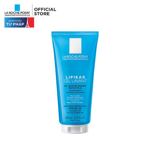 Gel tắm giúp làm sạch làm dịu bảo vệ da dành cho da nhạy cảm phù hợp cho trẻ em La Roche-Posay Lipikar Shower Gel 200ml. | BigBuy360 - bigbuy360.vn