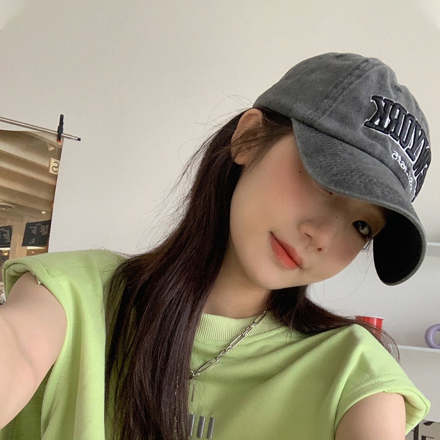 Mũ Lưỡi Trai Thêu Chữ Thời Trang Năng Động Cho Nữ