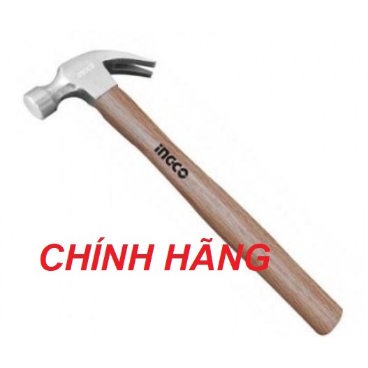 ĐỒ NGHỀ INGCO Búa nhổ đinh 450g cán gỗ HCH0416 (Cam kết Chính Hãng 100%)