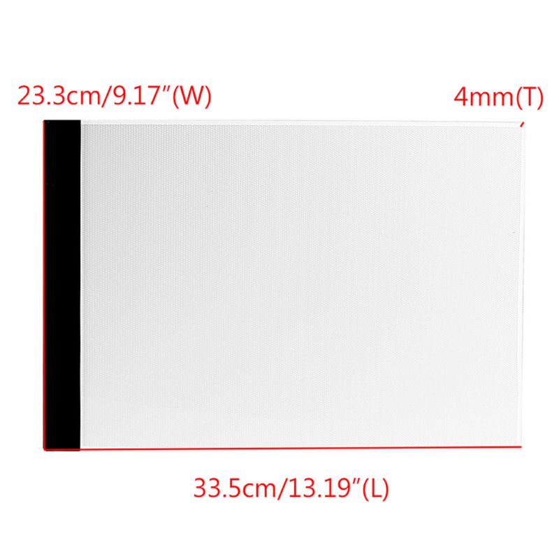 1 Bộ Bảng Khuôn Vẽ Khổ A4 Có Đèn LED